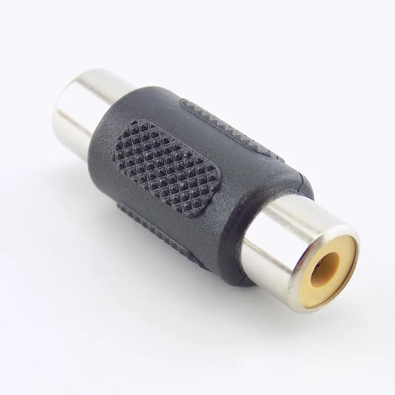 2/5Pcs CCTV RCA Female to RCA Female Coupler Connectors Audio Video Av Cable Jack Plug Adapter Plug For Cctv Camera System G3