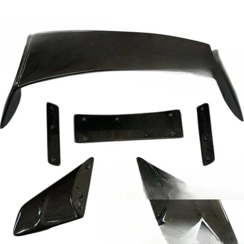 Carbon fiber large tail fixed air spoiler