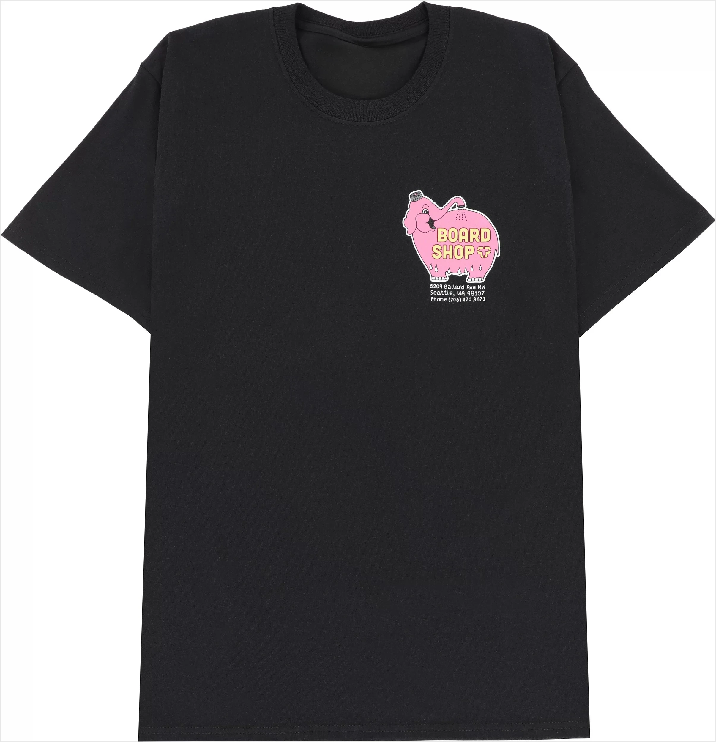 Men'S Fashion Pink Shirt - تي شيرت تاكتيكس سياتل بطبعة الفيل