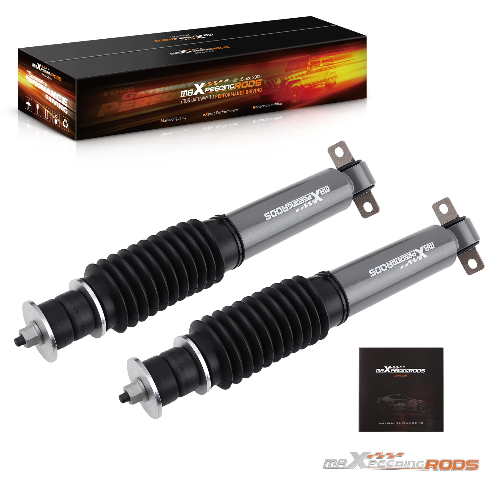 

Front Shocks For Ram 1500 2WD 2010-2018 Fit 0"-2" Lift Twin-tube