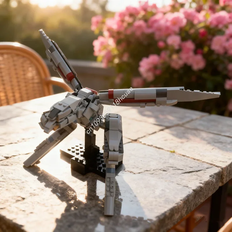 512pcs MOC Metal Gear Ray Iconsed Model Building Blocks Construction Toy DIY Creative Idea Christmas Gifts Education Brick Kids