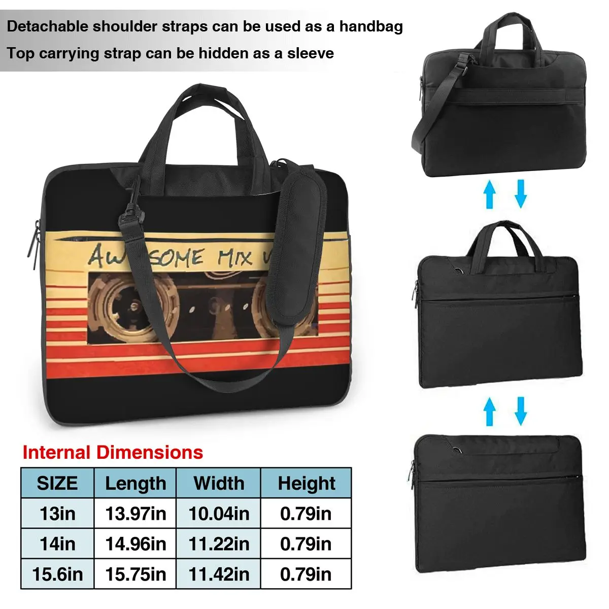 حقيبة كمبيوتر محمول رائعة المزيج Vol.1 حافظة مضادة للصدمات حقيبة كمبيوتر 13 14 15.6 بوصة حقيبة كمبيوتر محمول كروس لجهاز Macbook Pro Air