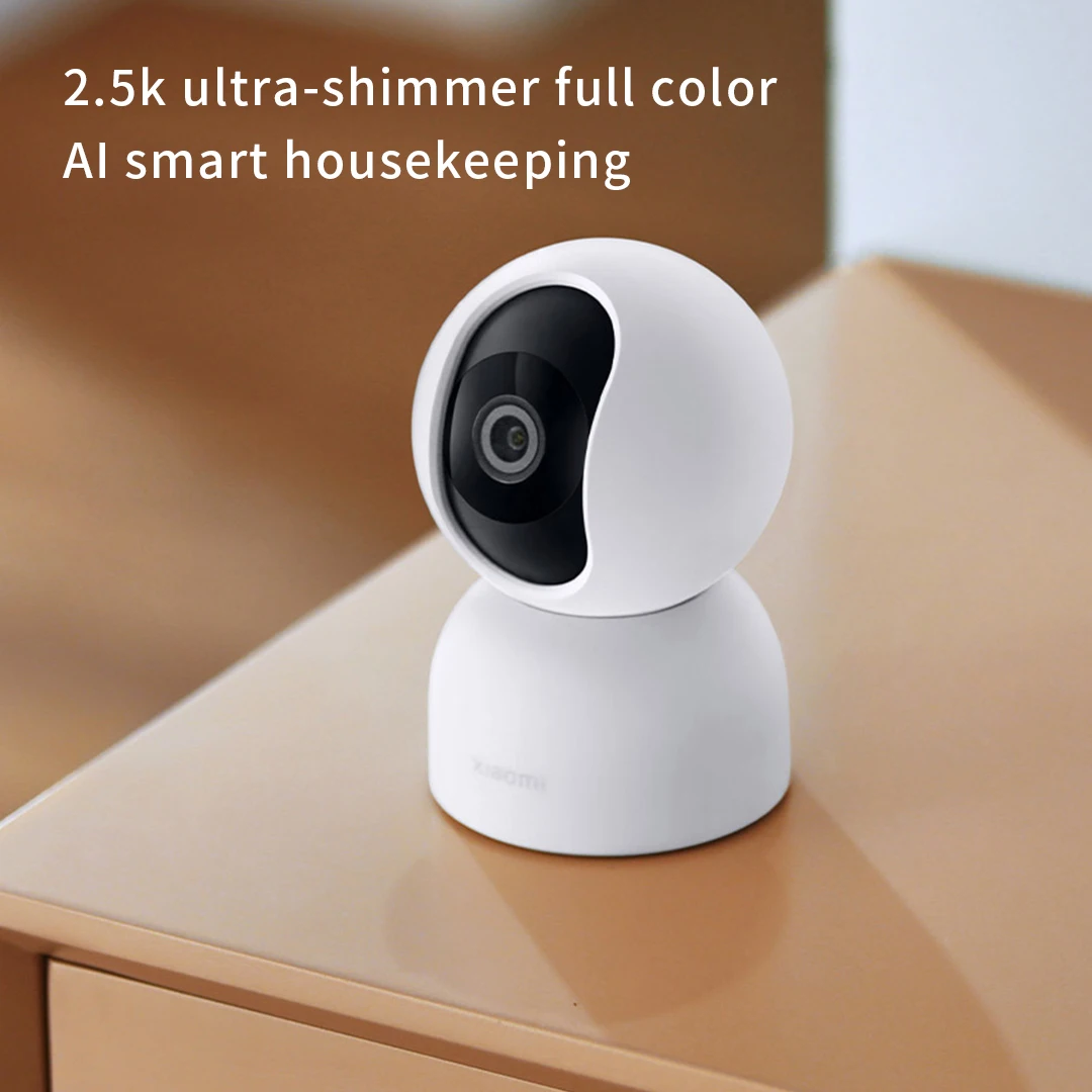 Xiaomi Mijia-コネクテッドカメラ,Mi Band 2スマートカメラ,1440p,2.5k,フルカラー,Mi Homeアプリケーションとリモコン付き