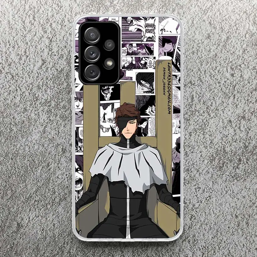Bleach Aizen Sousuke Phone Case For Samsung Galaxy A51 A50 A71 A70 A41 A31 A21S A10 A20E A30 A40 A6 A7 A8 + A9 Soft Silicone She image 3