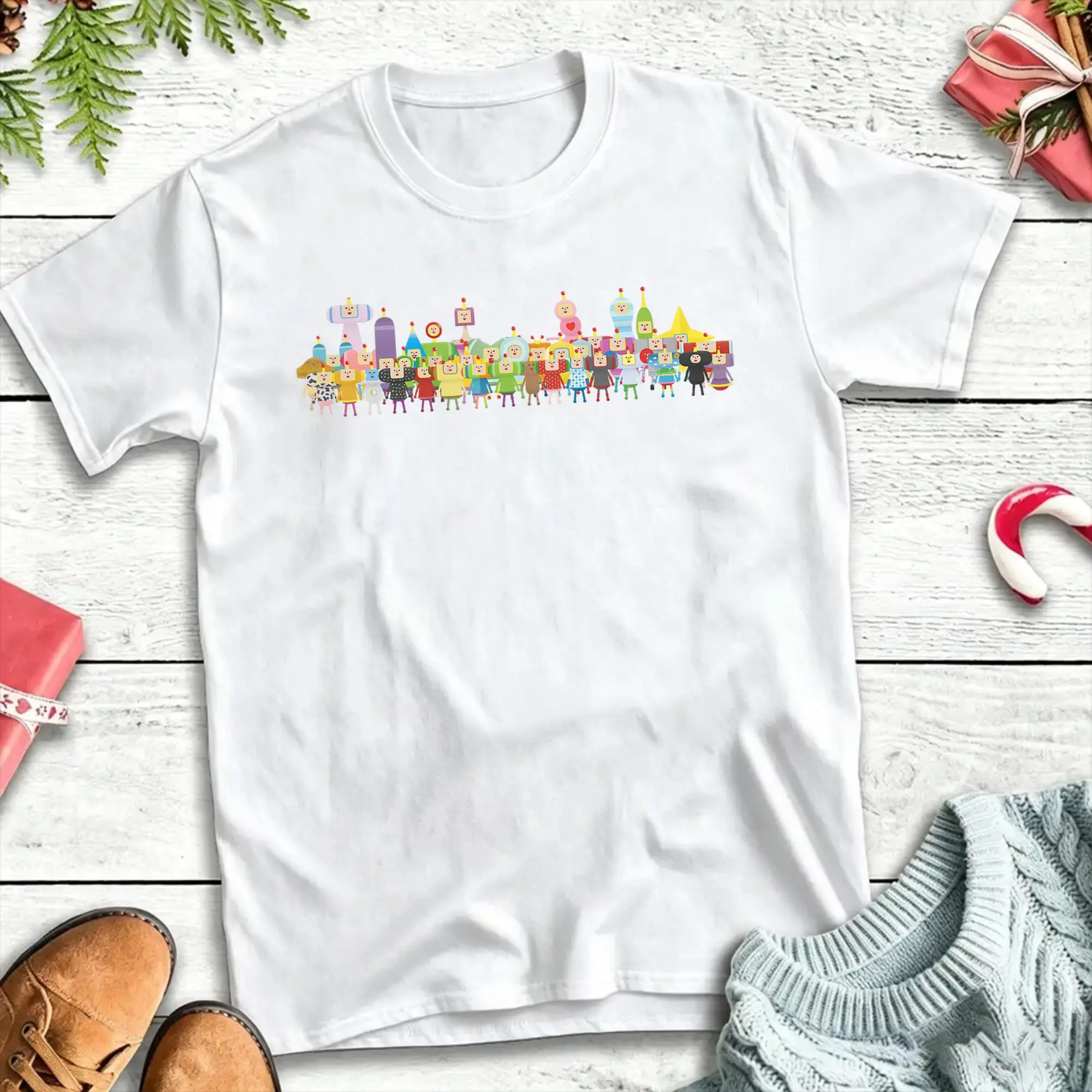 Image of Katamari Damacy T-Shirt, modische T-Shirts, kurzärmelige Vintage-Oberteile, Sommer-Baumwoll-Oberteile in Übergröße