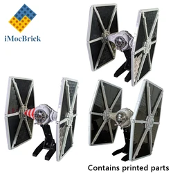 Mocs Sets Star Movie Spaceship Model Bricks Imperia TIE Starfighters Kits Builidng Blocks Fighter Toys Christmas Gifts