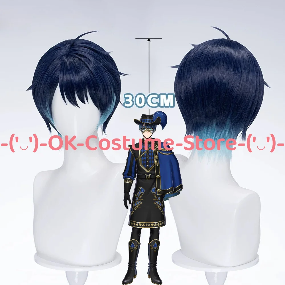 [Customized Size] Twisted Wonderland Deuce Spade Cosplay Costume Shoes Wig Glorious Masquerade Outfit Halloween Party Uniform view 6