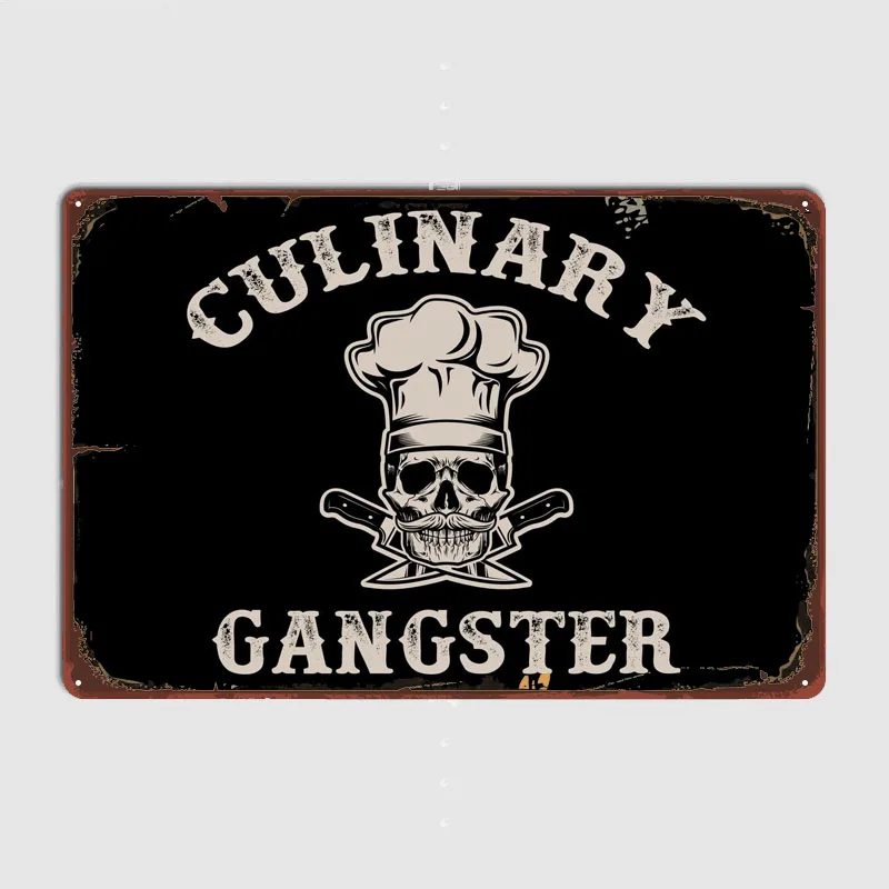 Culinary Barbeque Decoration for Home Decor Items Retro Metal Signs for Wall Art Decoration Tin Plaque Metal Poster Garage Room