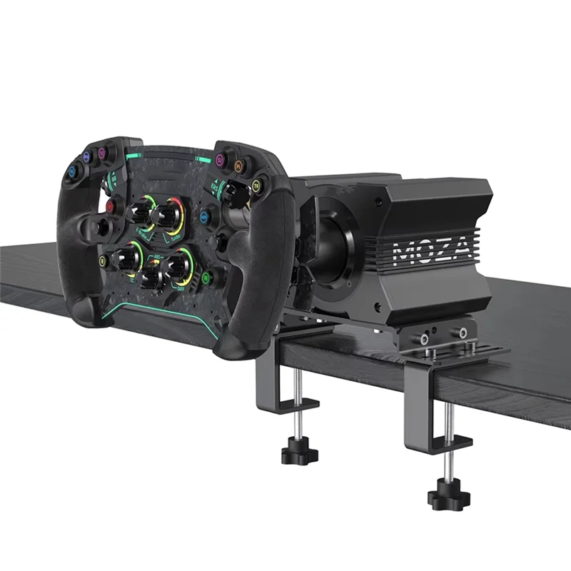 مشبك طاولة MOZA Racing R9 وR5، R12 مناسب لمكاتب مختلفة، سهل الاستخدام وحزمة ملحقات الألعاب
