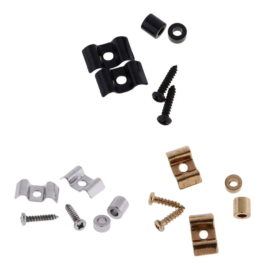 Electric Guitar String Tree Roller Guide Retainer Iron Zinc Alloy for Guitar Hard Case Maintenance