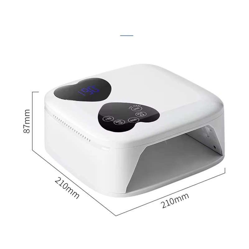 Nieuwe collectie 80W oplaadbare nagellamp Draadloze gellakdroger Manicuremachine LED-licht voor nagels Draadloze nagel UV LED-lamp