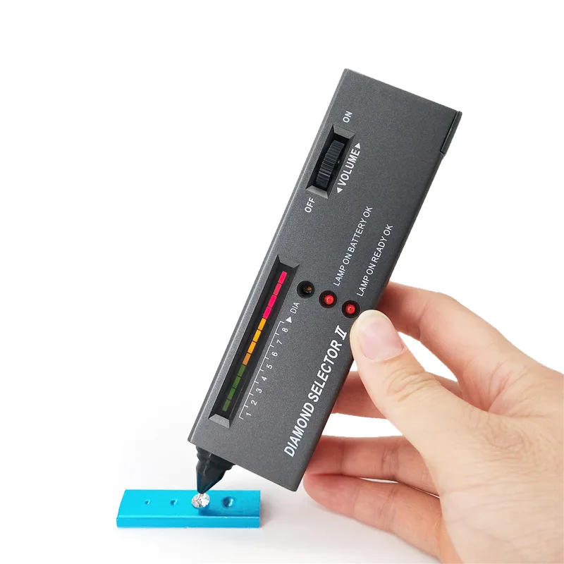 Professional High Accuracy Diamond Tester 2 / 3 Gemstone Gem Selector Jewelry Watcher Tool LED Diamond Indicator Test Pen