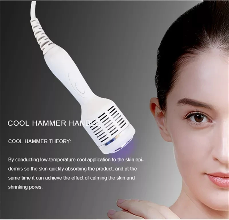 2in1 Non-invasive Microdermabrasion Hydrating Face Eye Wrinkle Removal Anti-Aging Beauty Machine with EMS Microcurrent Home Use