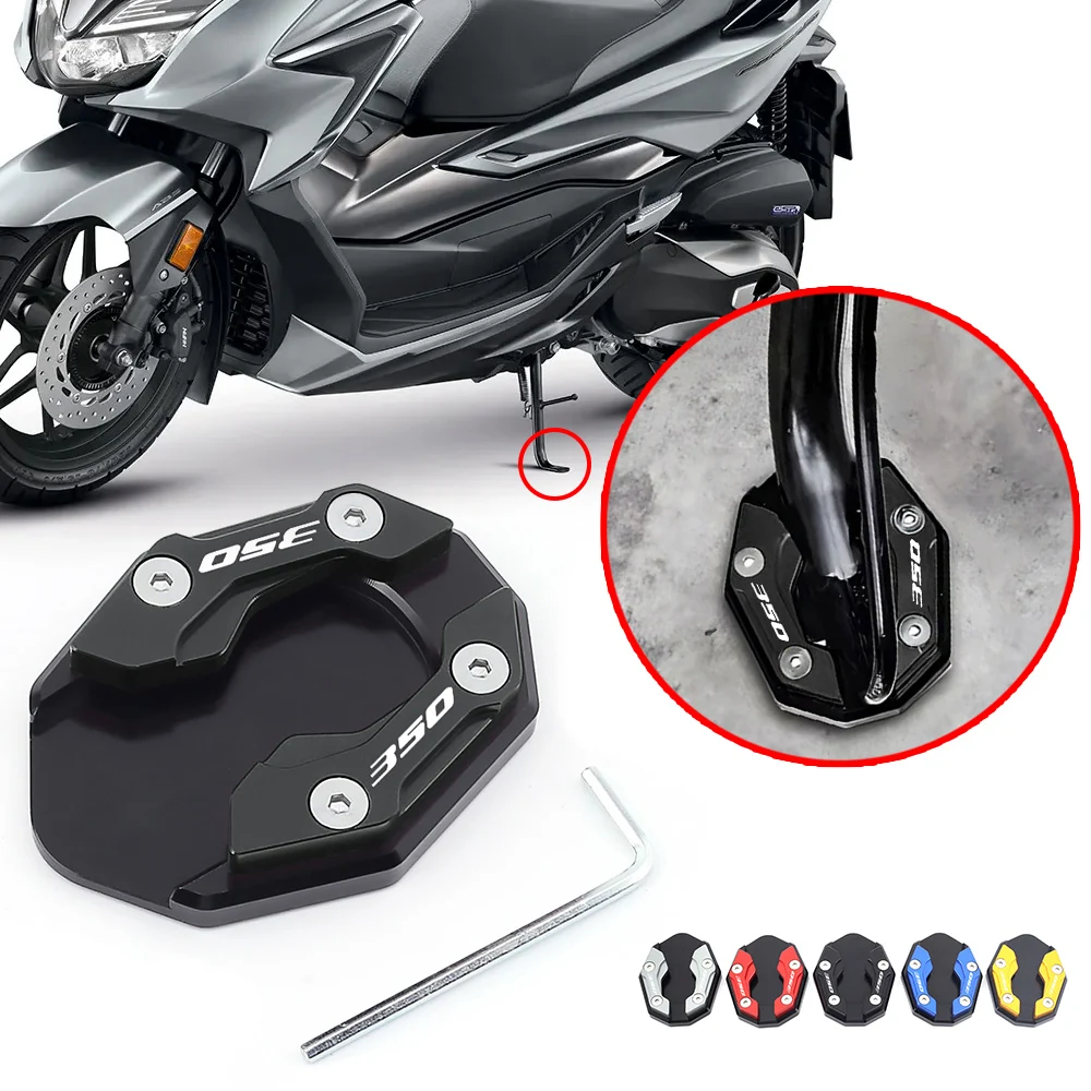 

Для HONDA Forza 350 NSS350 NSS 350 ADV350 Forza 350 без подходит для мотоцикла 2025, боковая подставка, подставка, поддерживающая крышка, увеличенная подставка