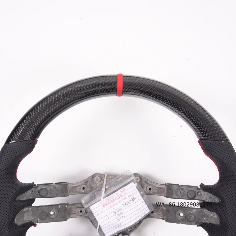 ل- | هيكل عظمي توجيه كربوني عالي اللمعان W204 W205 W213 C117 CLA CLS C257 #2