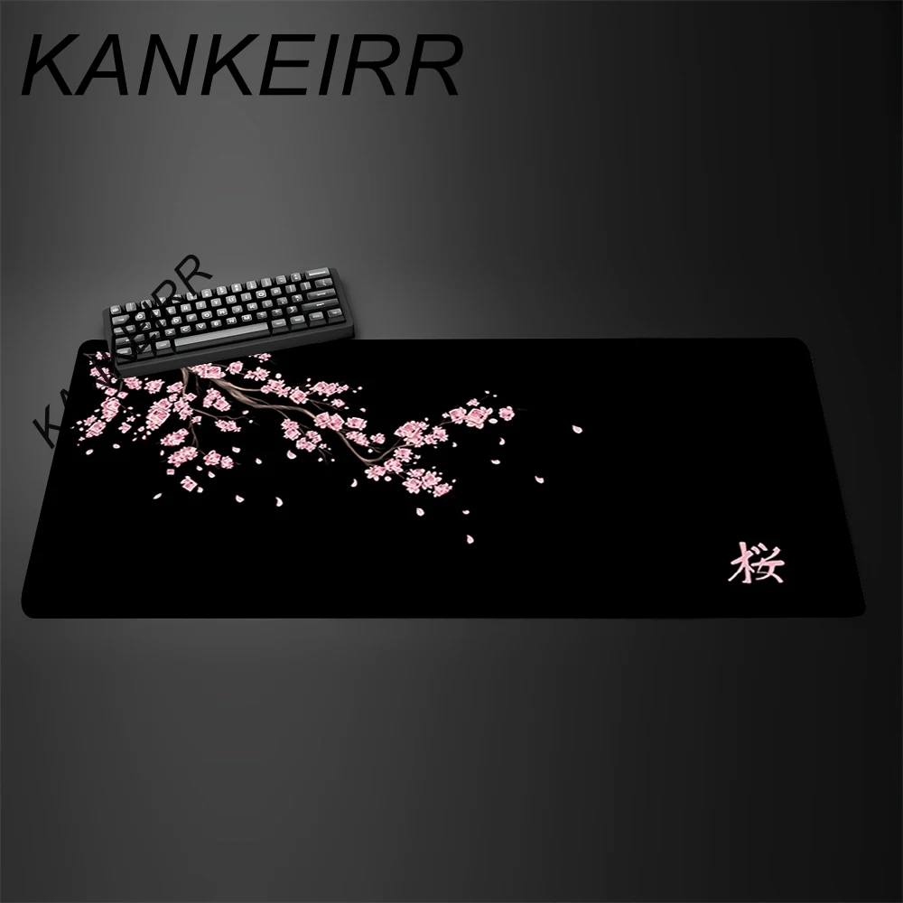 

Japanese Pink Sakura Mouse Pad Laptop Gaming Desktop Sakurad Rubber Anti slip Mat Keyboard Computer for Anime and Game players