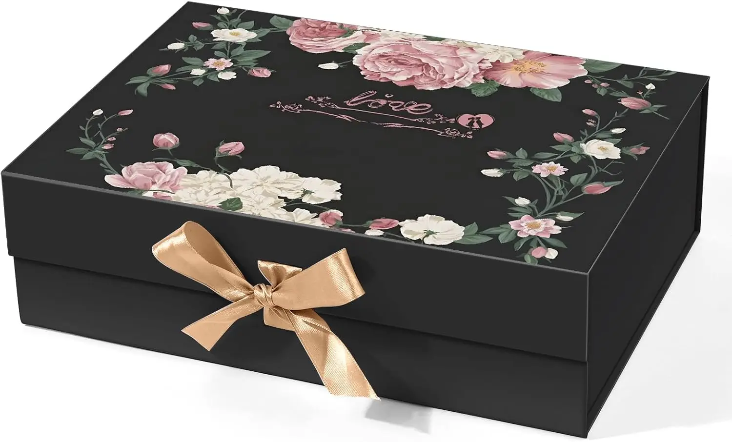 

Box with Lid，10.24x7.48x3.15”Gift Boxes for Presents with Ribbon and Magnetic Closure，Valentine's，Wedding Gift Packging