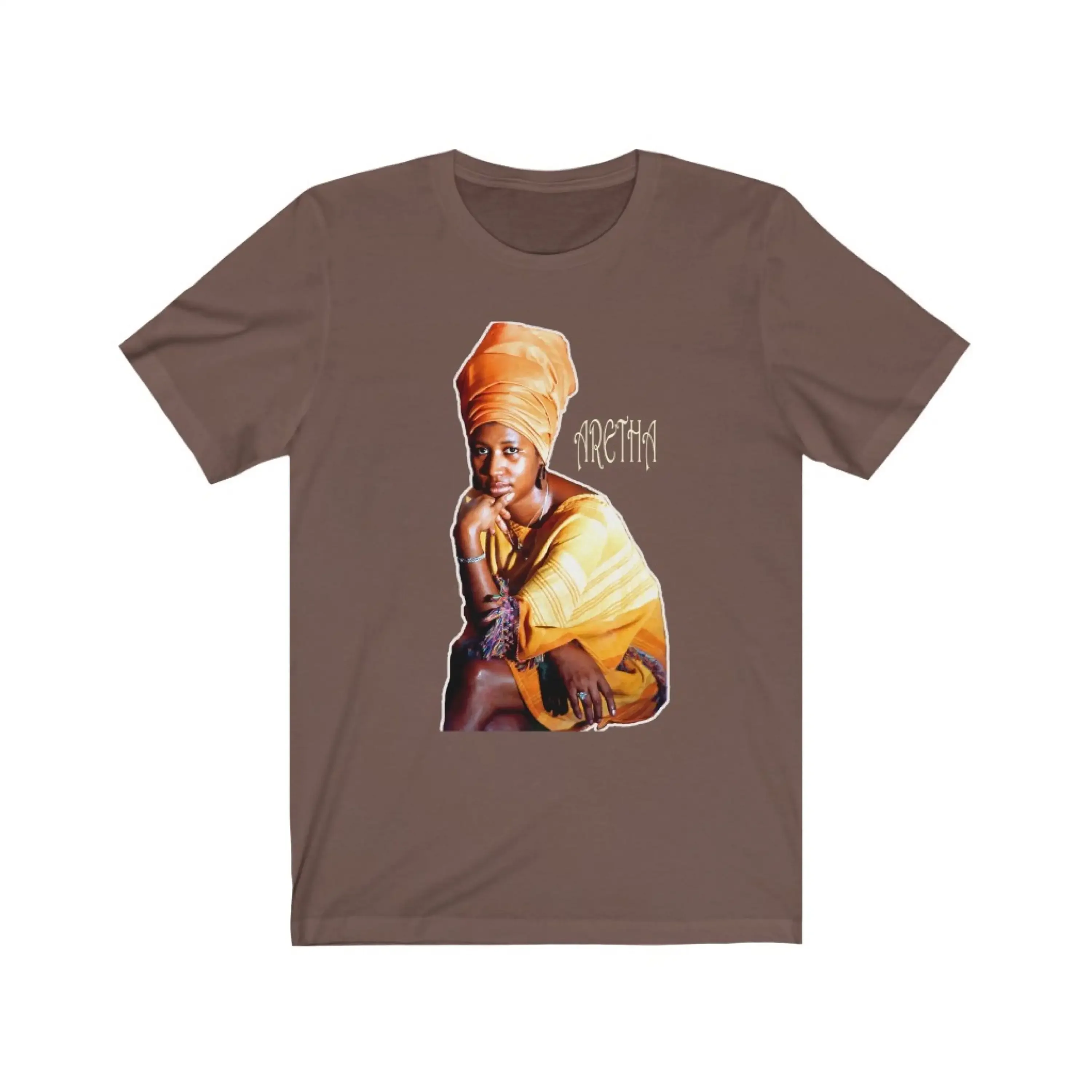 

Aretha Franklin T Shirt 70s 80s Funk Gospel Soul Music singer Print artist band