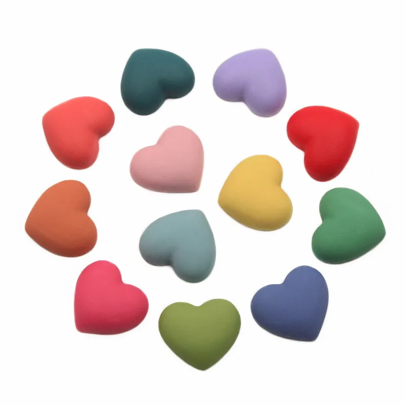 

10Pcs Heart-Shaped Acrylic Accessories DIY Bags Hat Party Home Decorative Ornament Homemade Bracelet Hairpin Crafts Material