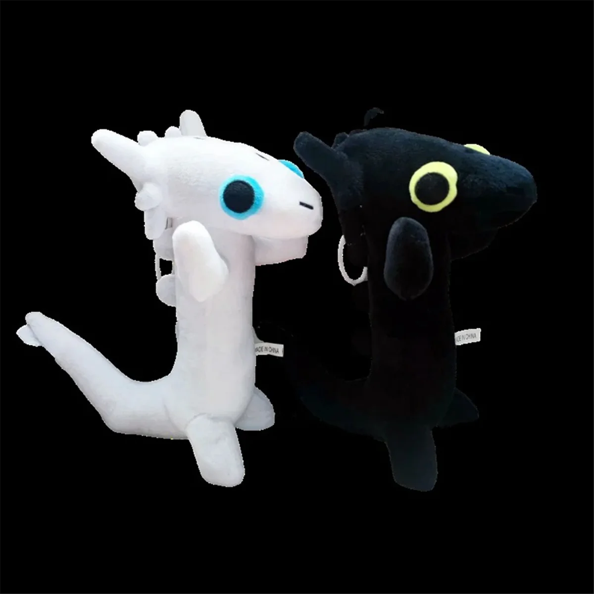 Toothless Dancing Meme Plüschtier Dancing Dragon Gefüllte weiche Tiere Plüschtiere 25 cm Puppe Anime Game Room Kissen Schwarz