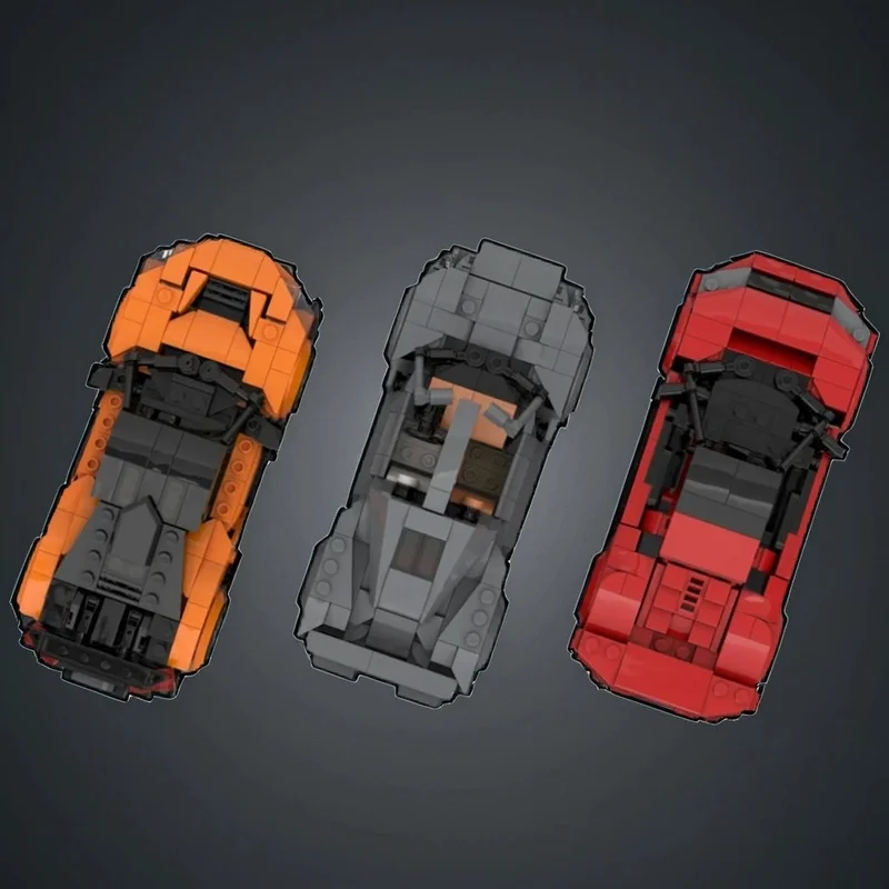 1050 stks MOC Hypercar Heilige Trinity 2 0 Model bouwstenen Bouw speelgoed Monteren DIY creatieve kerstcadeau idee Verjaardag