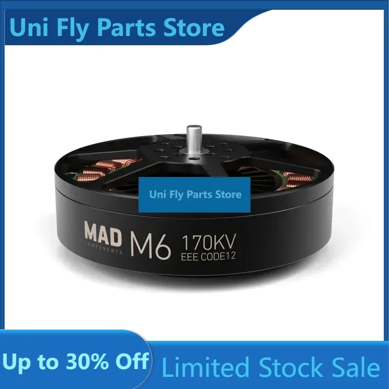 MAD ANTIMATTER M6C12 Heavy Lift Brushless Motor 150KV 170KV 280KV 400KV 6S 12S for VTOL Fixed Wing Multirotor Drone Parts