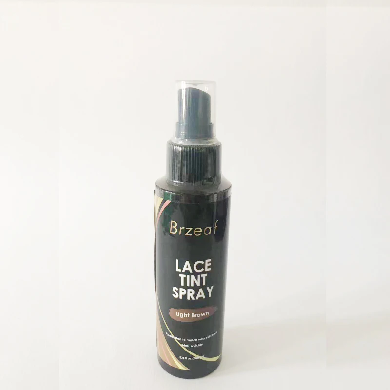 Lace Tint Spray For Lace Wigs Dark Brown Middle Brown Light Brown Lace Tint Spray For Closures, Wigs And Closure Front 100M