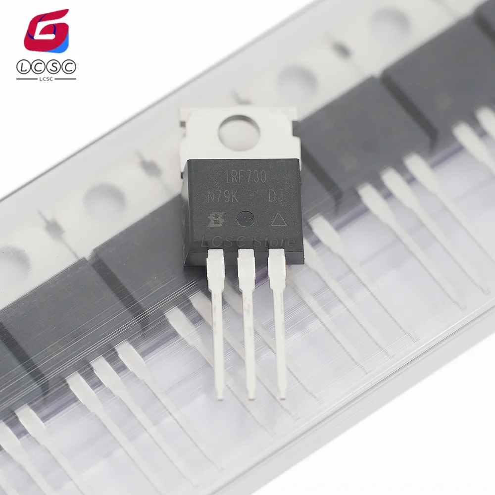 10Pcs/Lot Original IRF730 Power MOSFET 400V 5.5A 74W Transistor N-Channel IRF730PBF TO220AB