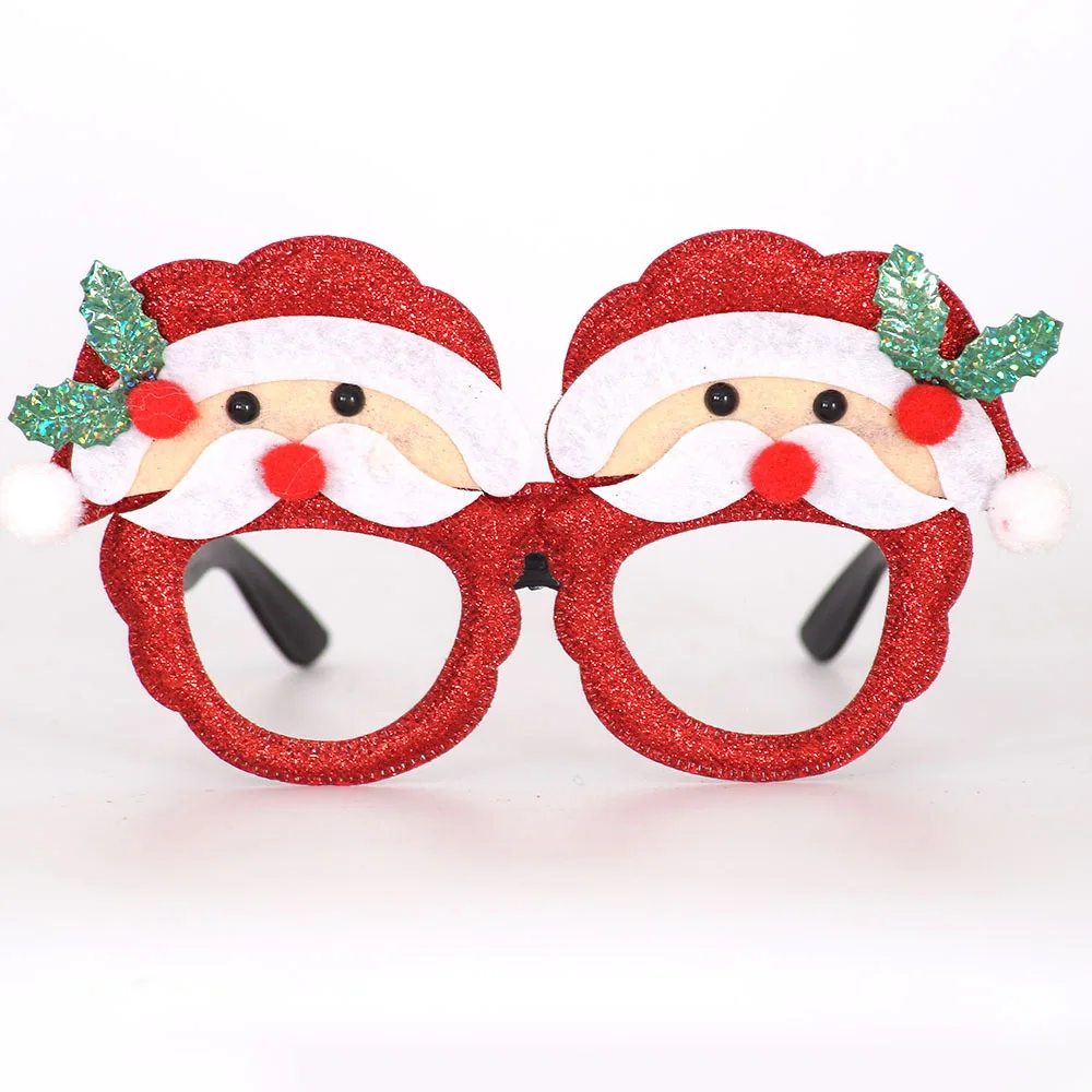 Christmas Decorations Cute Glasses Holiday Adults And Children Christmas Decorations Gifts Xmas Party Costume Accessory 2024