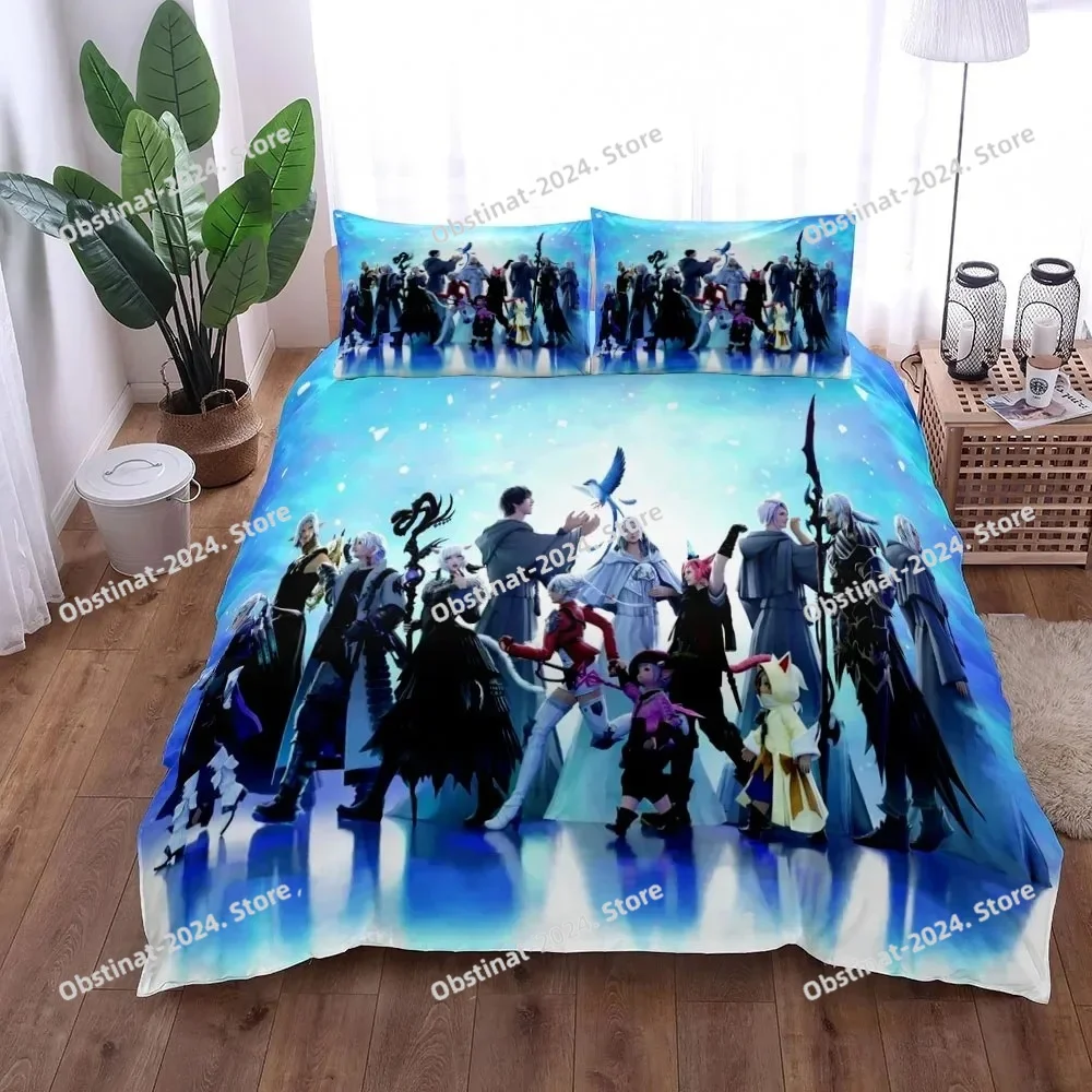 

Knight Flame Duvet Cover Set UK Single Double King US Twin Full Queen Size Anime Bed Linen Set