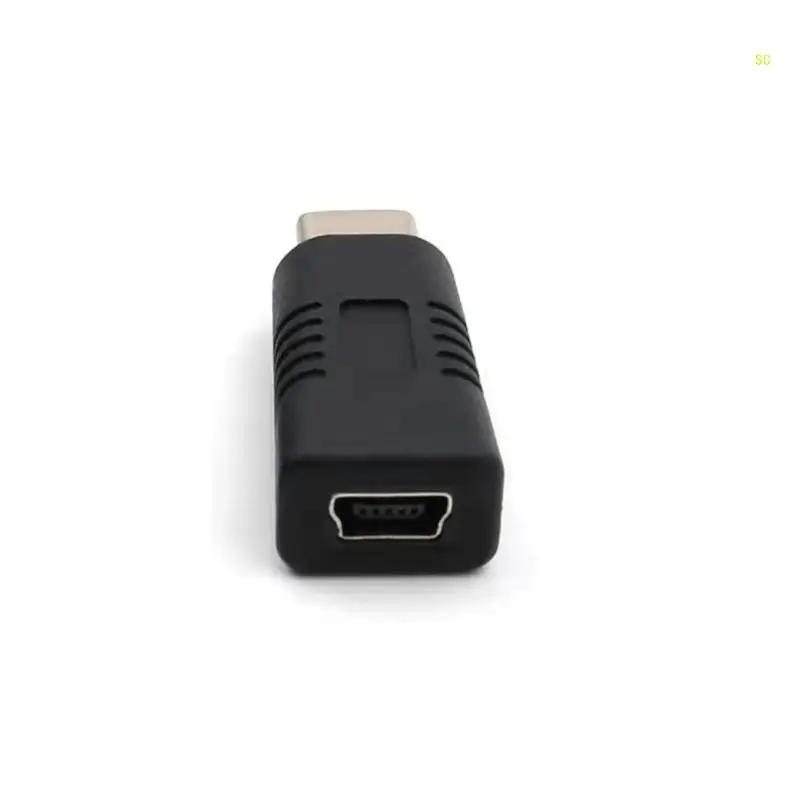 Converter แบบพกพาสำหรับแท็บเล็ตโทรศัพท์ Mini USB หญิงประเภท C อะแดปเตอร์ชาย 1 PC Dropshipping