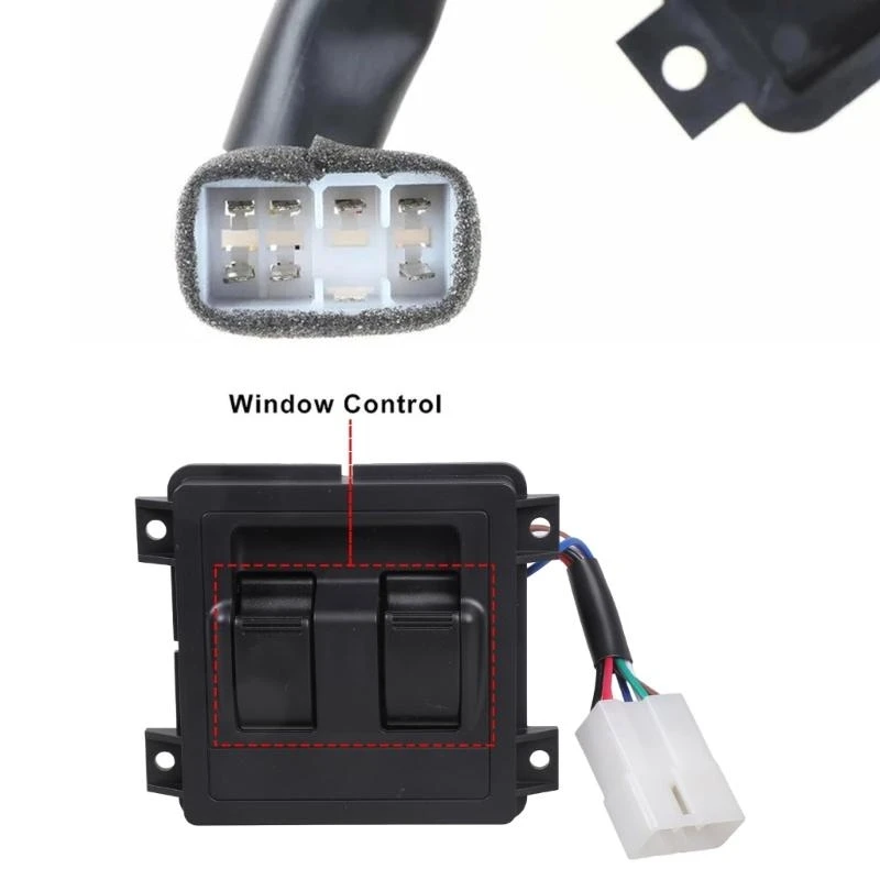 

A2UC Waterproof Power Window Regulator Switches Quick Response For L300 1994-2004 Driver Side MR159874 Overload