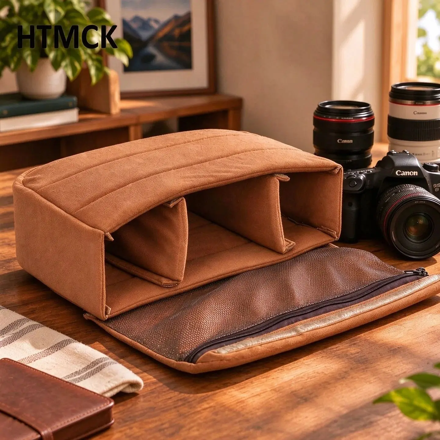HTMCK Casual Single-Lens Reflex Camera Inner Bag Photography Video Camera Accessory Digital Camera Bag