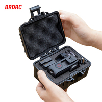 BRDRC Travel Waterproof Hard Case Box for DJI Action 5 Pro/Osmo Action 4/3 Accessorise Portable Carrying Storage Protective a