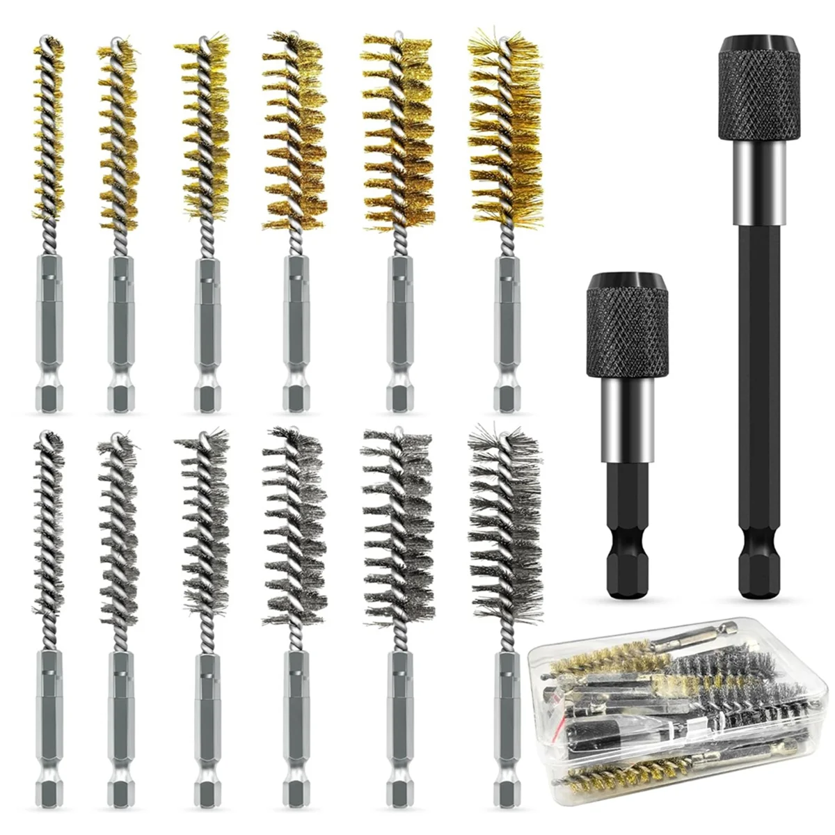 2025+ 14-Piece Bore Brush Set 1/4