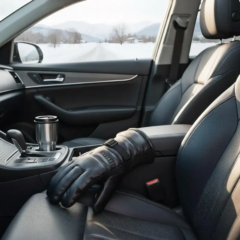 

Winter Leather Gloves Waterproof Resistance Cold Outdoor Sports Warm Motorcycle For Men Gloves