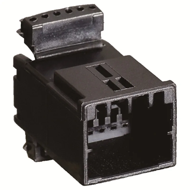 Black 12/16 line alignment pin holder rubber shell 1123882-2 1473196-1