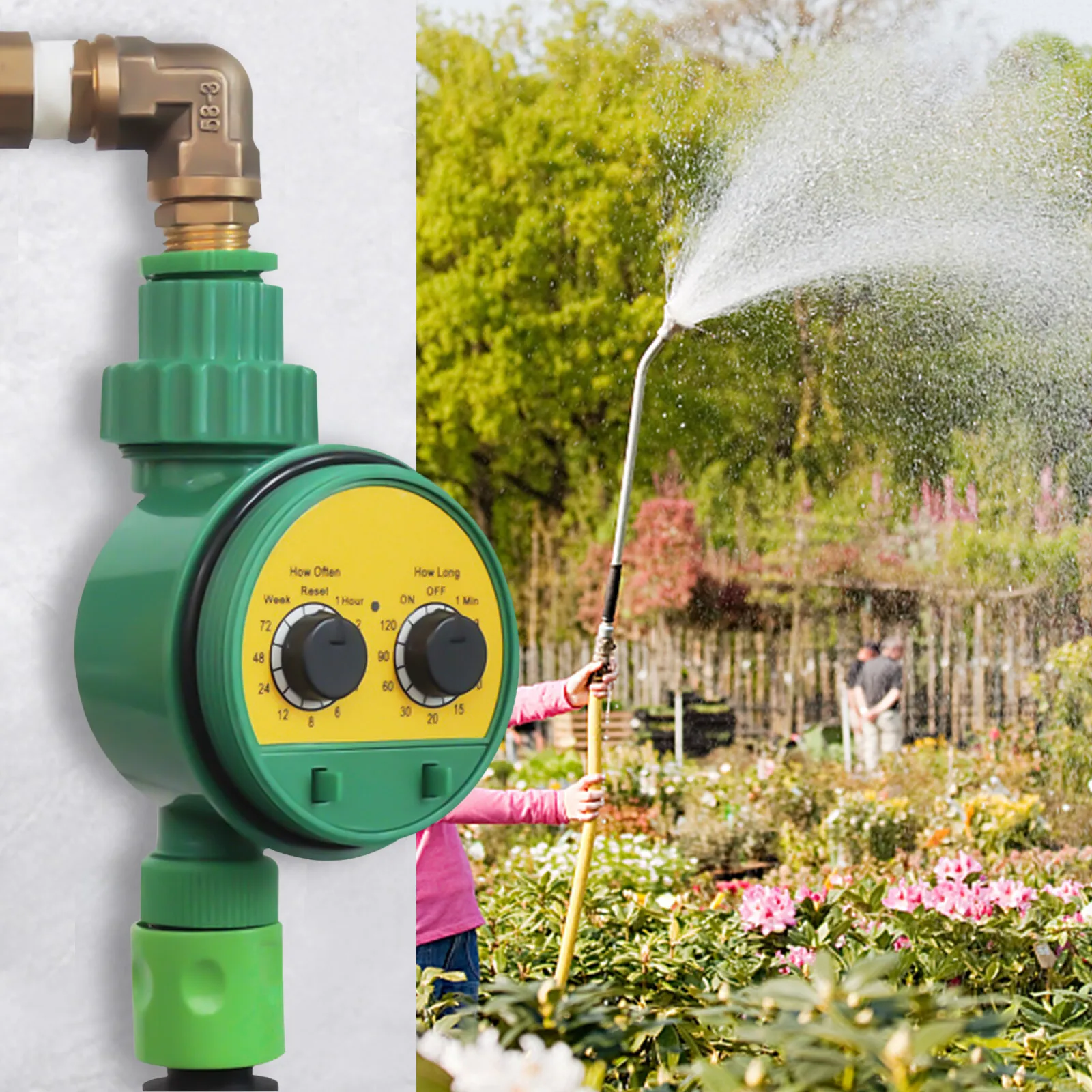 Garden Watering Timer Electronic Automatic Irrigation Controller Outdoor System