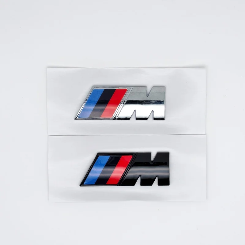 

ABS Car Side Fender Emblem Badges Sticker Compatible with M1, M2, M3, M4, M5, M6, G01, F20, G30, F30, F31, E36, E87, E60, E91