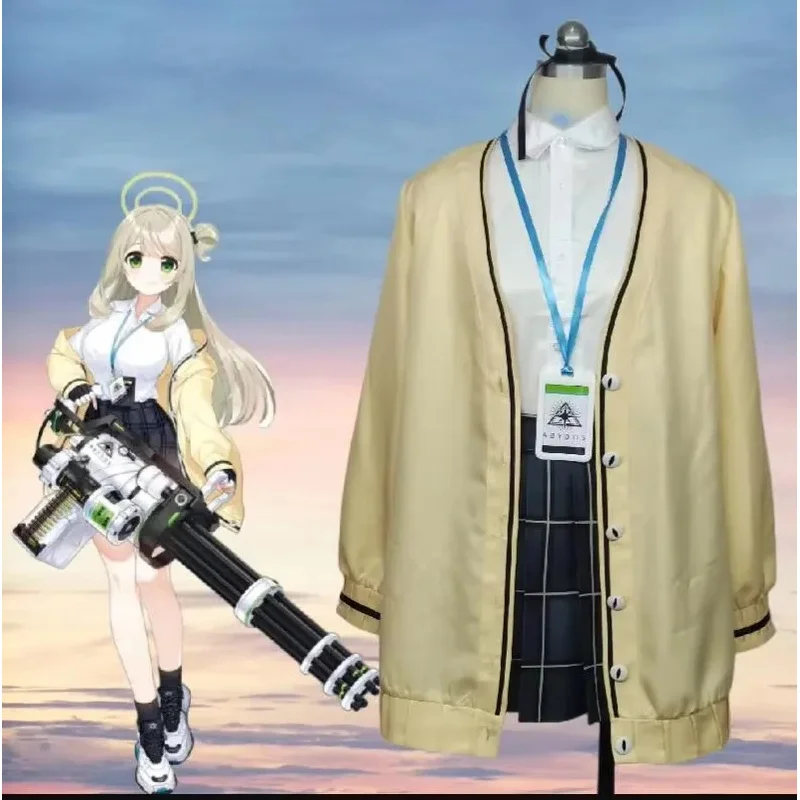 FC6Anime Blue Archive Niko kurumi Sailor Suit Cosplay Izayoi Nonomi Costume  Halloween Party Dress@FC8！