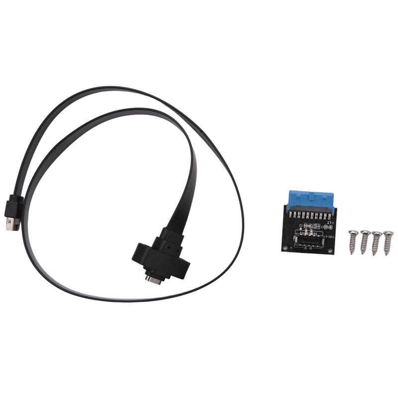 

Новый! ! Удлинительный кабель USB 3.1 Type C для передней панели, 50 см, кабель USB 3.1 Type E к USB 3.1 Type C, кабель Gen 2 10 Gbps