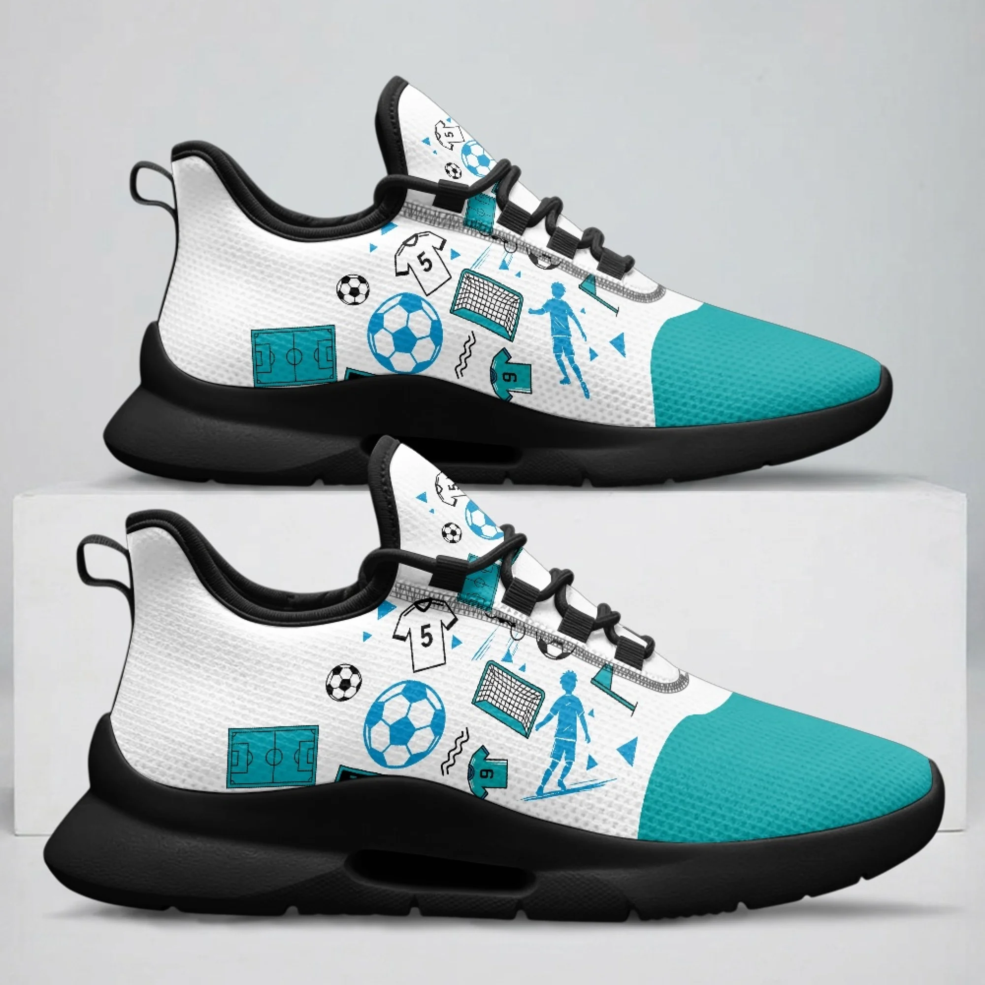 XIXIRIMIDO Football Player Lace-up Casual Shoes Mens Sneakers Cozy Mesh Breathable Walking Shoes Women's Fashion Shoes 35-48