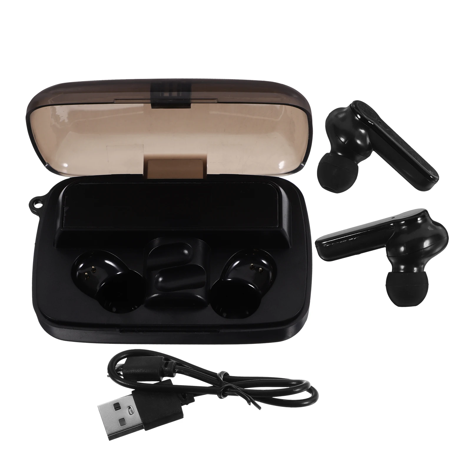 

Smart Touch Headphones Earphones with Charging Case Practical Sports Waterproof Headset In-ear