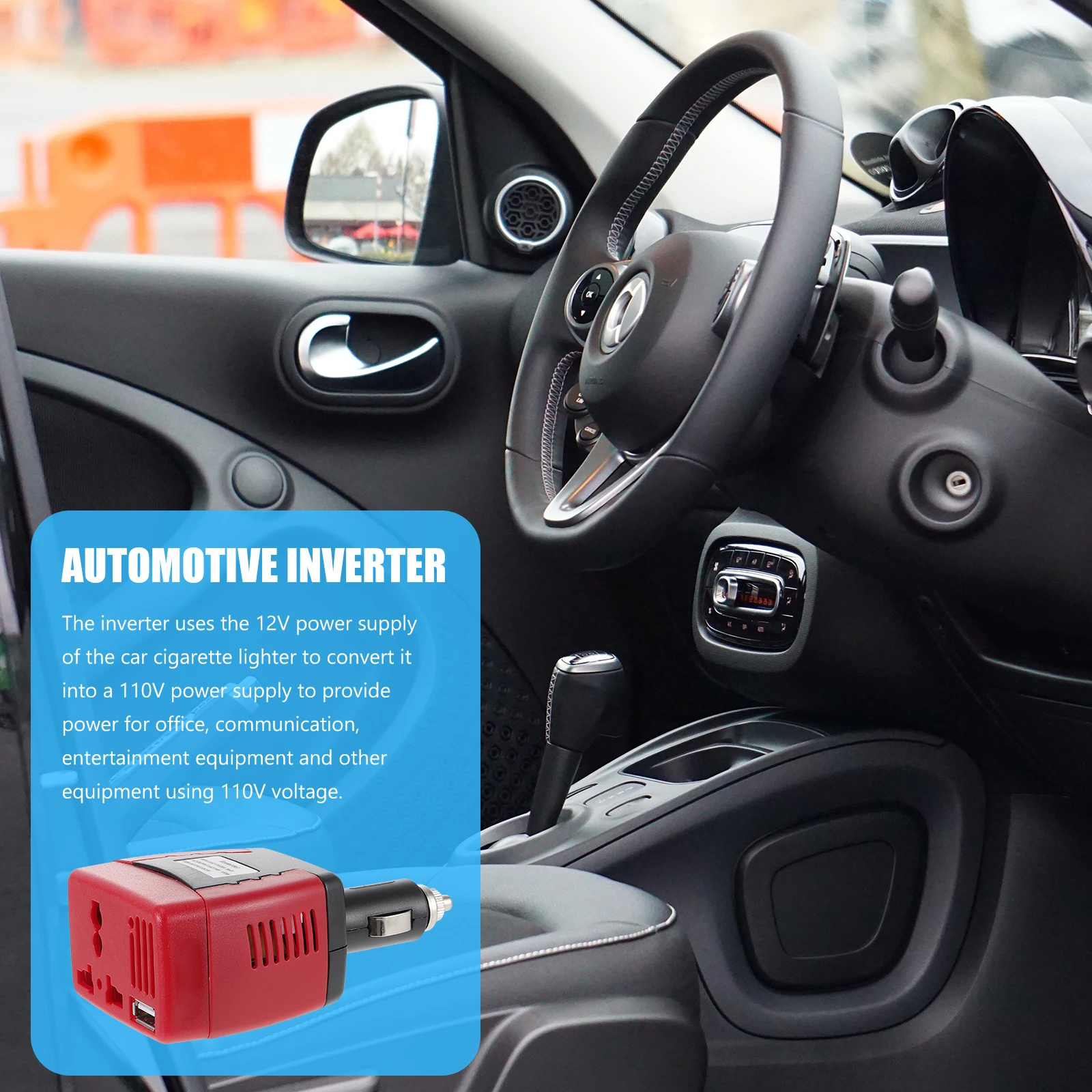 

Car Power 12V To 110V Usb Socket Automotive Inverter Vehicle Power Supply 150W Portable Travel Inverter For Mobile Phone Laptop