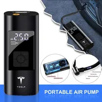 Car Electrical Air Pump Mini Portable Tire Inflatable Pump For Tesla Model 3 S X 2022 Style Roadster Invader Coil Mod WYE K80