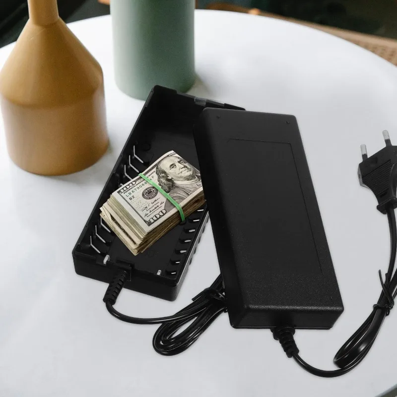 Hidden Safe Box Fake Charger Money Hider for Travel, Plastic Secret Container for Valuables, Secure Diversion Storage Case,