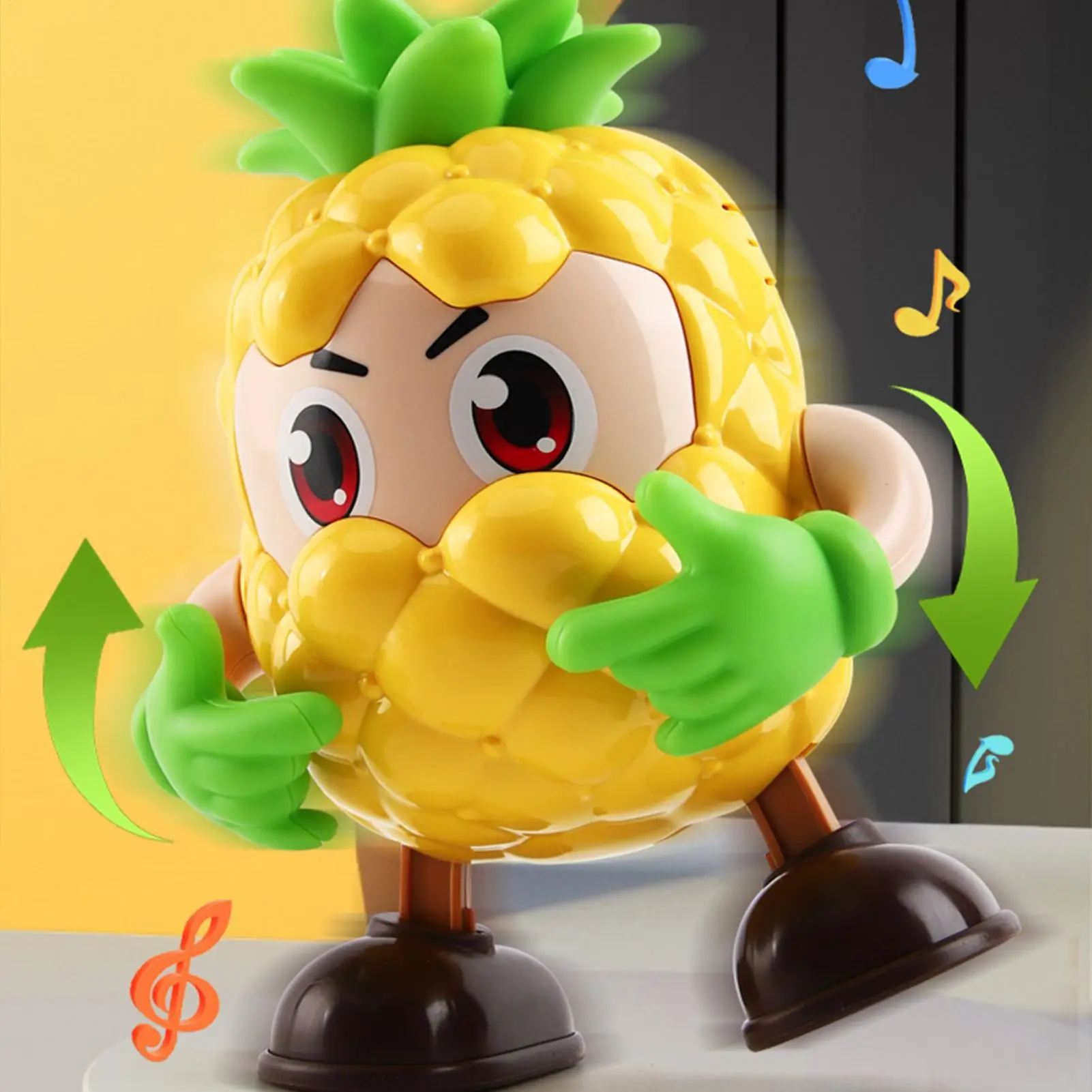 Dancing Robot Fruit Interactive Robot Interactive Toy With Lights And Sounds For Preschool Birthday Boys Girls Party Home School