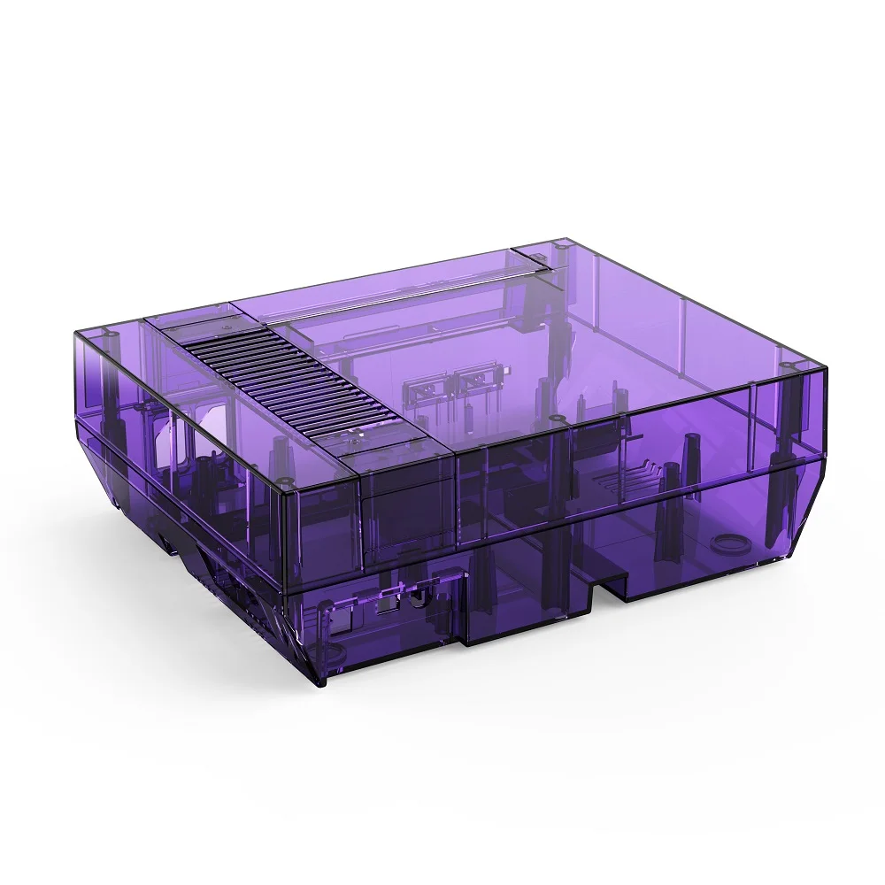 Bitfunx Replacement Housing Shell Transparent Protective Case for NES for Nintendo Entertainment System Console