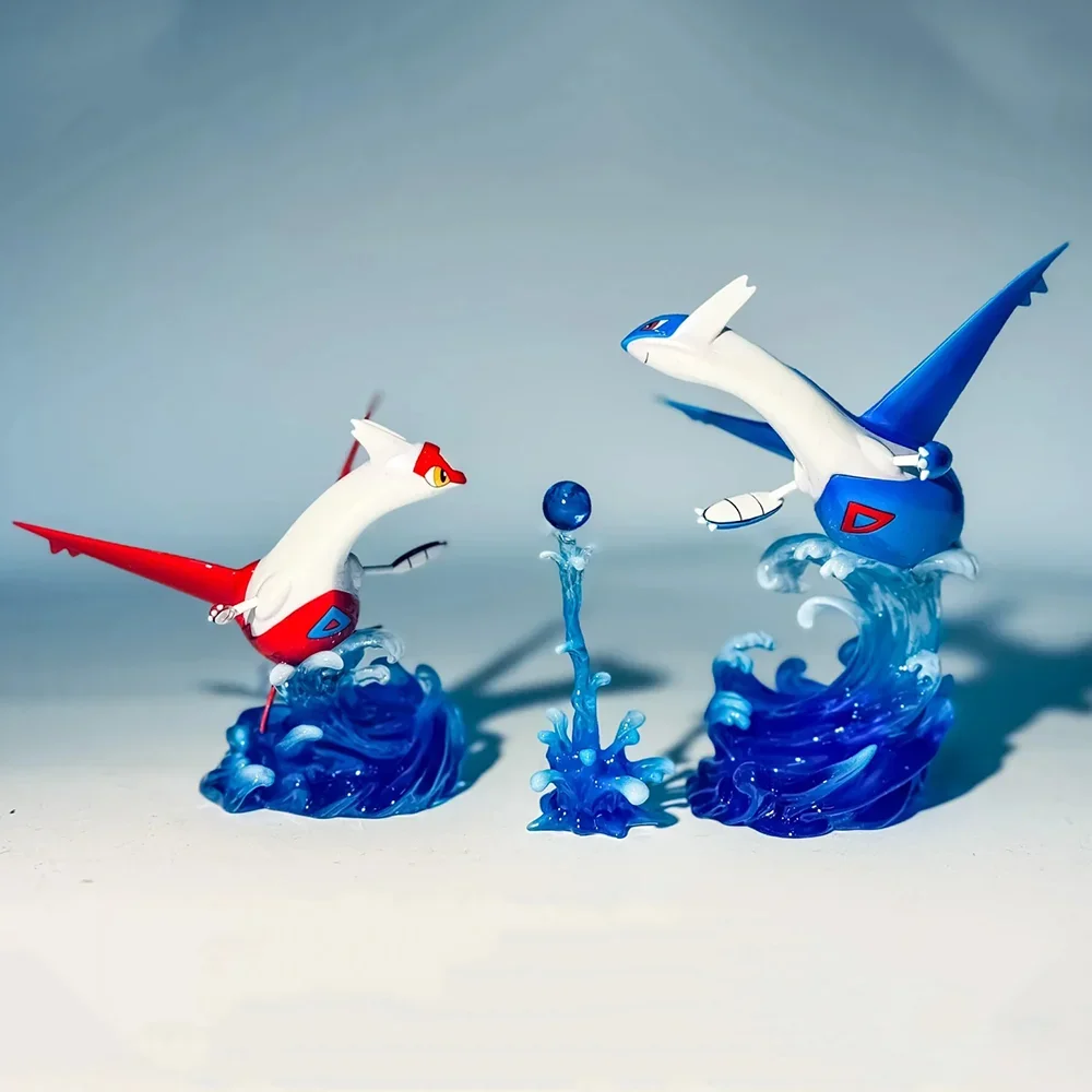 Anime Pokemon Figure Latias Latios #380 #381 Action Figure Cute Dragon Statue Desktop Decor Collection Model Adult Kids Toy Gift