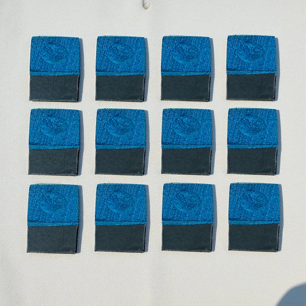 

12Pcs High Performance Pool Chalk for Billiards Players Smooth Application No Clumping No Flaking Cue Sports Accessories Pool